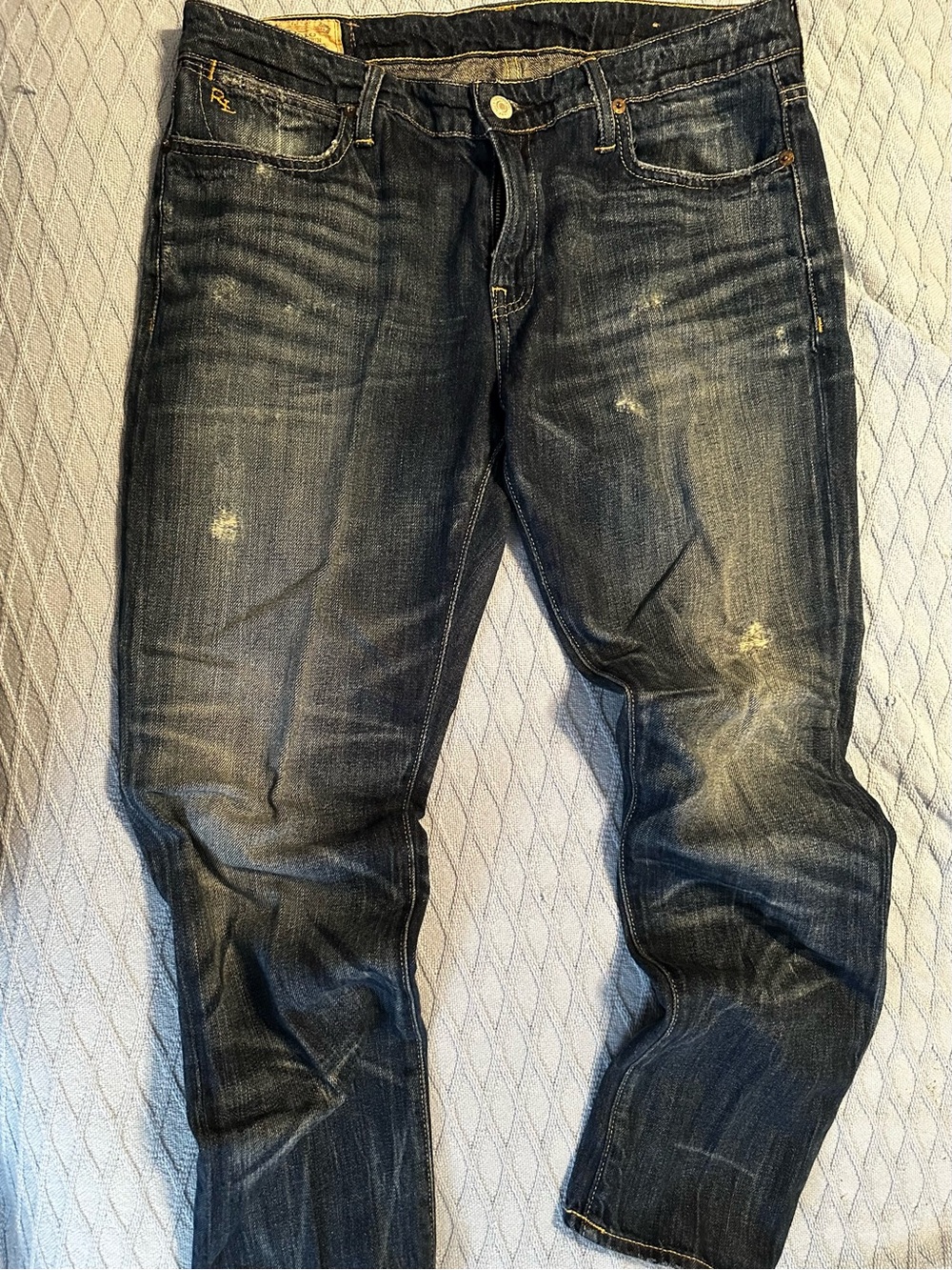 Polo by Ralph Lauren Men's Dark Indigo Slim Straight Jeans